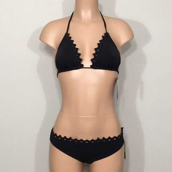 Vince Camuto ric-rack trim bikini. M-top/L-bottom. NWT - Picture 4 of 12